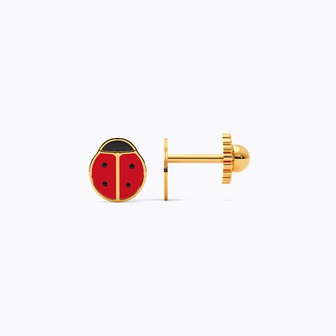 Lady Bug 9KT Gold Stud Earrings for Kids Lady Bug 9KT Gold Stud Earrings for Kids