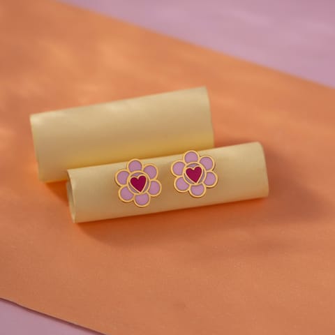 Petite Bloom 9KT Gold Stud Earrings for Kids Petite Bloom 9KT Gold Stud Earrings for Kids