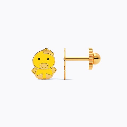 Goldie Duck 9KT Stud Earrings for Kids Goldie Duck 9KT Stud Earrings for Kids