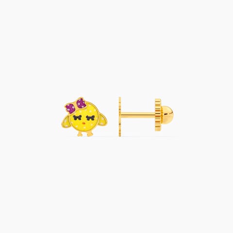 Chick 9KT Gold Stud Earrings for Kids Chick 9KT Gold Stud Earrings for Kids