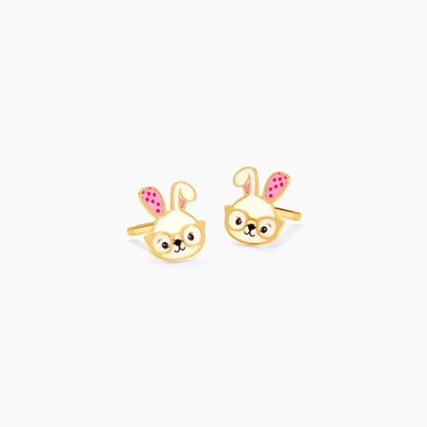 Doggy 9KT Gold Stud Earrings for Kids