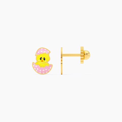 Lil Duck 9KT Gold Stud Earrings for Kids Lil Duck 9KT Gold Stud Earrings for Kids
