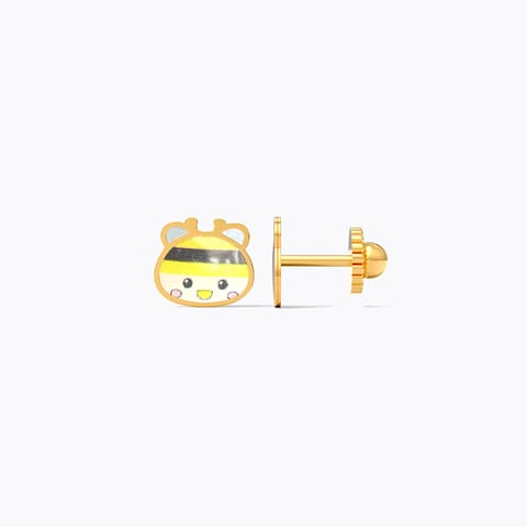 Sweet Bee 9KT Gold Stud Earrings for Kids Sweet Bee 9KT Gold Stud Earrings for Kids