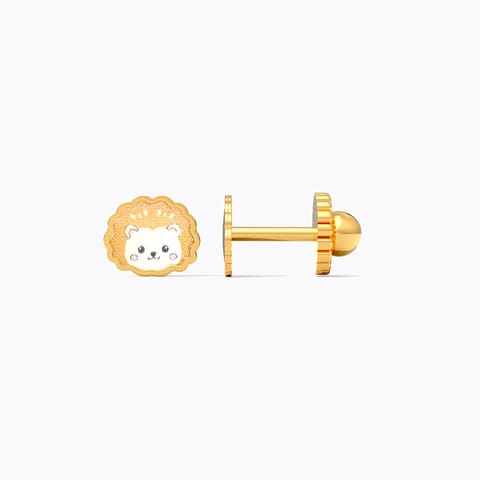 Hedgehog 9KT Gold Stud Earrings for Kids Hedgehog 9KT Gold Stud Earrings for Kids
