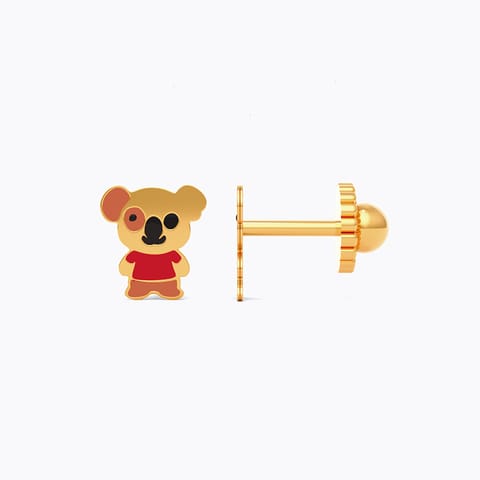 Golden Panda 9KT Gold Stud Earrings for Kids Golden Panda 9KT Gold Stud Earrings for Kids
