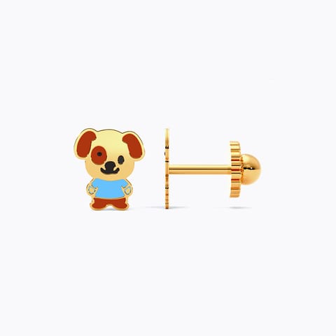 Soft Panda 9KT Gold Stud Earrings for Kids Soft Panda 9KT Gold Stud Earrings for Kids