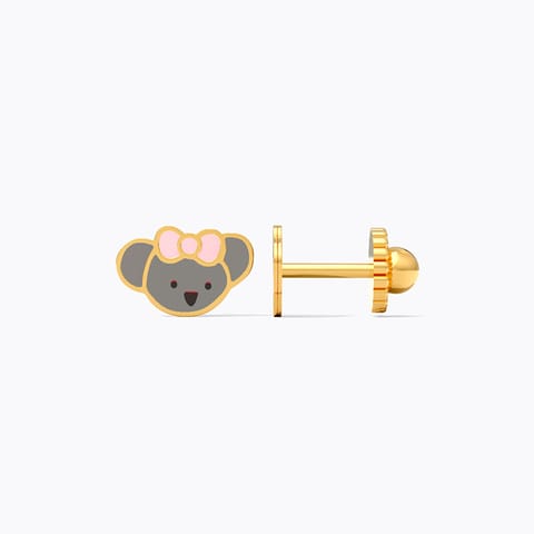 Koala 9KT Gold Stud Earrings for Kids Koala 9KT Gold Stud Earrings for Kids