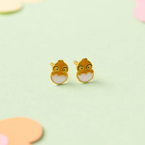 Biddy 9KT Gold Stud Earrings for Kids