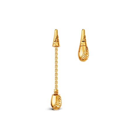 Dripping Spark Gold Convertible Drop Earrings Dripping Spark Gold Convertible Drop Earrings