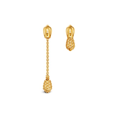 Trellis Gold Convertible Drop Earrings Trellis Gold Convertible Drop Earrings