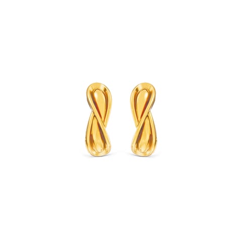 Pear Reflex Gold Hoop Earrings Pear Reflex Gold Hoop Earrings