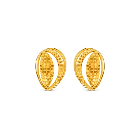Elara Gold Stud Earrings Elara Gold Stud Earrings