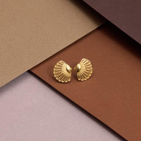 Auric Ripples Gold Hoop Earrings Auric Ripples Gold Hoop Earrings