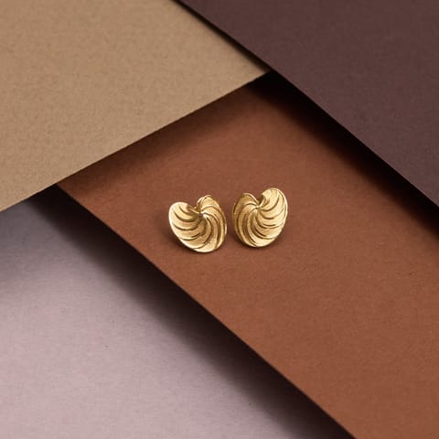 Auric Ripples Gold Hoop Earrings Auric Ripples Gold Hoop Earrings
