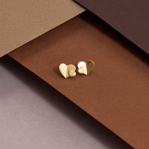 Twin Flames Gold Stud Earrings Twin Flames Gold Stud Earrings
