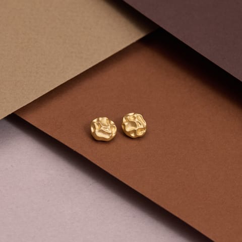 Dual Deltoid Gold Stud Earrings Dual Deltoid Gold Stud Earrings