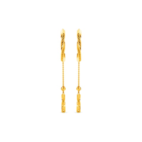 Celestial Pear Gold Drop Earrings Celestial Pear Gold Drop Earrings