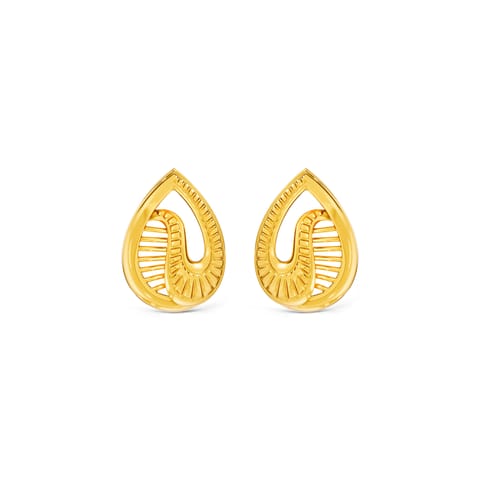 Charvi Gold Stud Earrings Charvi Gold Stud Earrings
