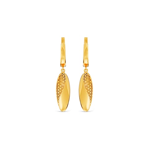 Ciela Oval Gold Drop Earrings Ciela Oval Gold Drop Earrings