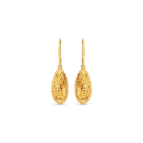 Vella Mesh Gold Drop Earrings Vella Mesh Gold Drop Earrings