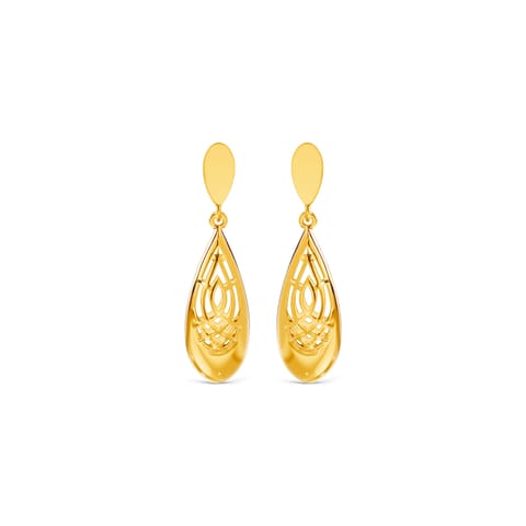Jaali Bartlett Gold Drop Earrings Jaali Bartlett Gold Drop Earrings