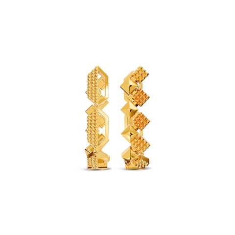Flipping Shine Gold Multiwear Earrings Flipping Shine Gold Multiwear Earrings