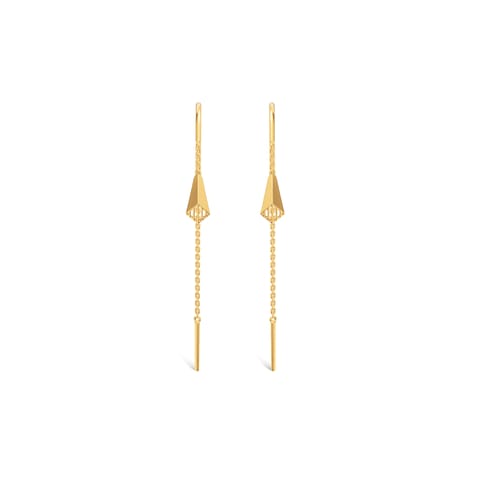 Sutrani Gold Sui Dhaga Earrings