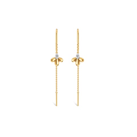Taral Gold Sui Dhaga Earrings Taral Gold Sui Dhaga Earrings