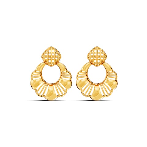 Ciela Gold Chand Bali Earrings