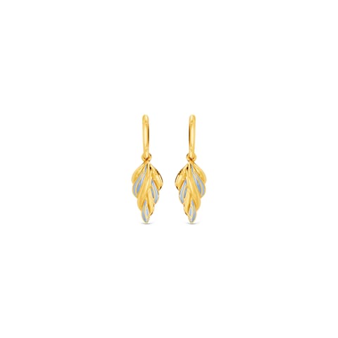 Sleek Facet Gold Drop Earrings Sleek Facet Gold Drop Earrings