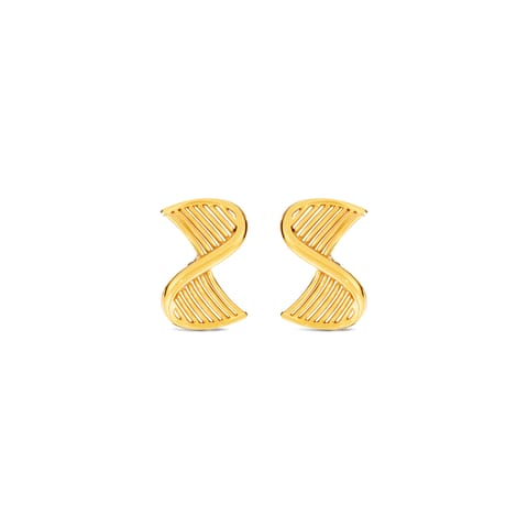 Twisted Gold Stud Earrings Twisted Gold Stud Earrings
