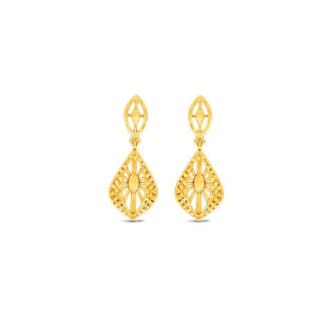 Marquise Gold Drop Earrings Marquise Gold Drop Earrings