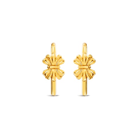 intertwined Gold Hoop Earrings intertwined Gold Hoop Earrings
