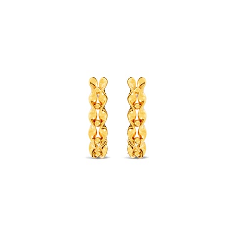 Radiant Loops Gold Hoop Earrings Radiant Loops Gold Hoop Earrings