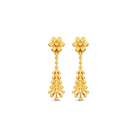 Beaded Beams Gold Drop Earrings Beaded Beams Gold Drop Earrings