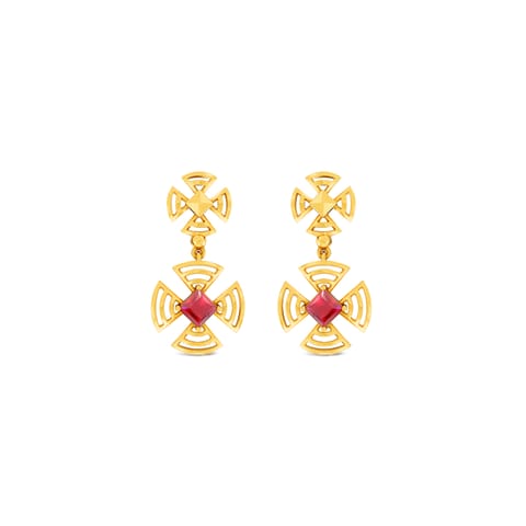 Enchanted Floral Gemstone Drop Earrings Enchanted Floral Gemstone Drop Earrings