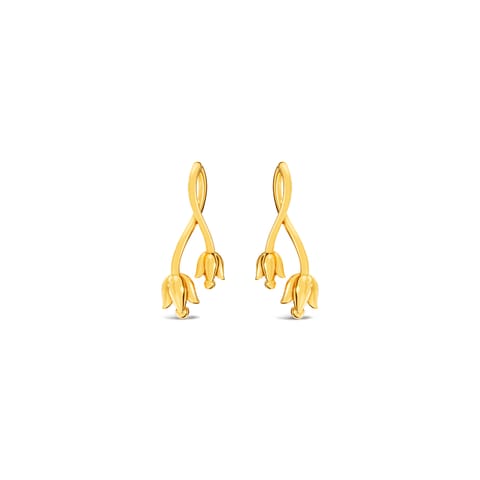 Meandering Tulip Stud Earrings Meandering Tulip Stud Earrings