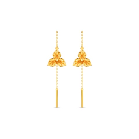 Luminous Sway Gold Sui Dhaga Earrings Luminous Sway Gold Sui Dhaga Earrings