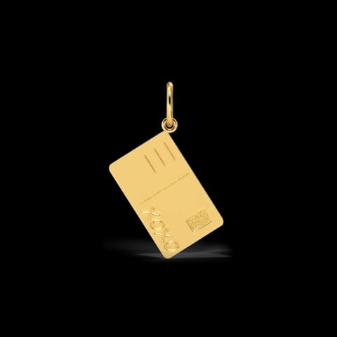 Message Gold Charm
