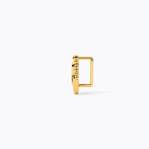 Baby Footprint Slider Gold Charm