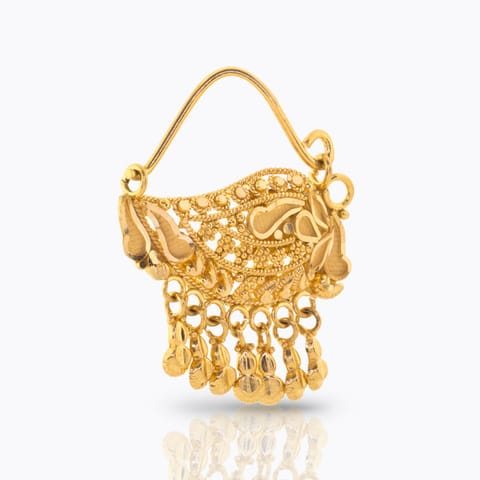 Anuya Beaded Gold Nath