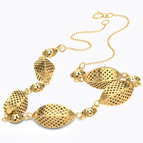 Gloria Beaded Gold Necklace Gloria Beaded Gold Necklace