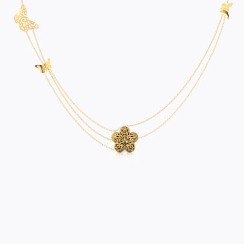 Sue Butterfly Cutout Necklace
