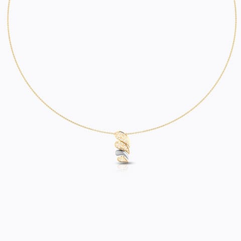 Abigail Paisley Gold Necklace