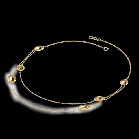 Isabella Oval Cutout Necklace