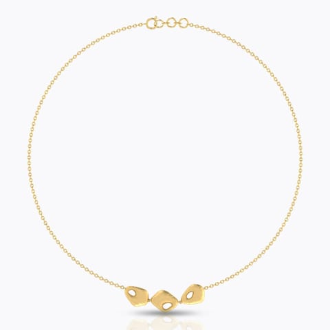 Keeva Hammered Gold Necklace Keeva Hammered Gold Necklace