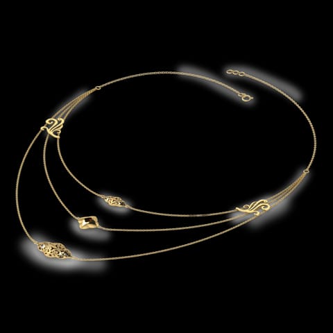 Gene Cutout Necklace Gene Cutout Necklace