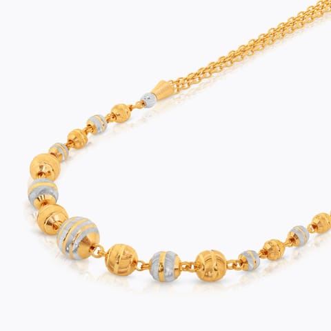 Dual Tone Bead Necklace Dual Tone Bead Necklace