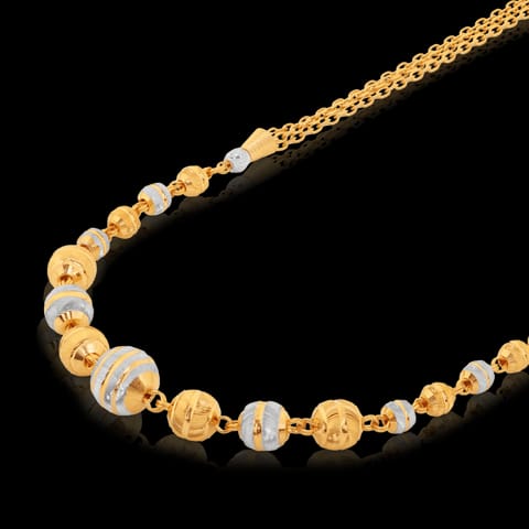 Dual Tone Bead Necklace Dual Tone Bead Necklace