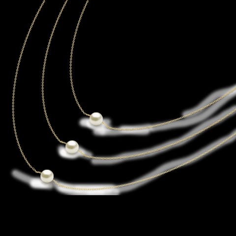 Trio Pearl Layered Necklace Trio Pearl Layered Necklace
